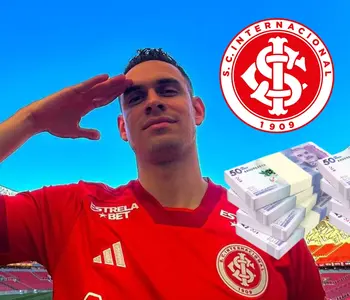 El jugoso sueldo que tendría Rafael Santos Borré ahora en el Internacional de Brasil