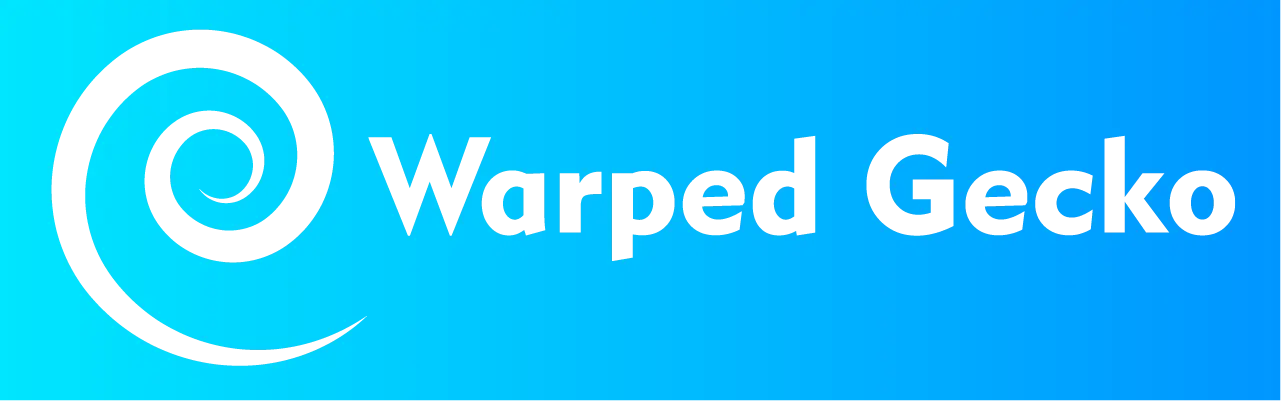 Warped Gecko Logo